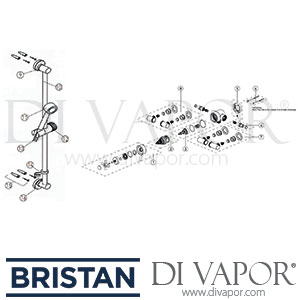 Bristan Rio Surface Mounted Shower Valve Riser Spare Parts